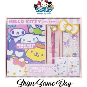 Official Sanrio Hello Kitty & Friends Personalized Planner Set Pen & Decals -NEW